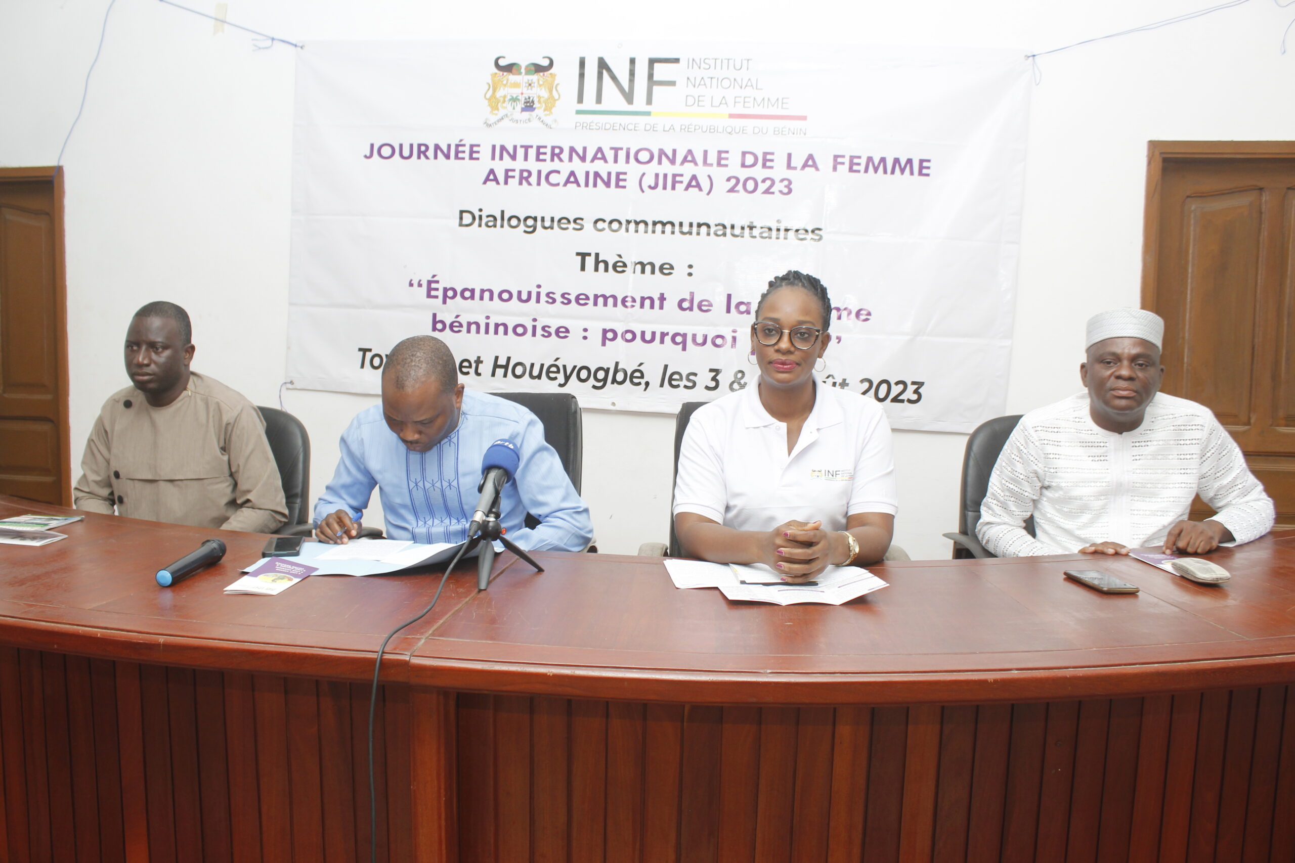 Célébration de la Journée Internationale de la Femme Africaine (JIFA) 2023 à la Mairie de Houeyogbé