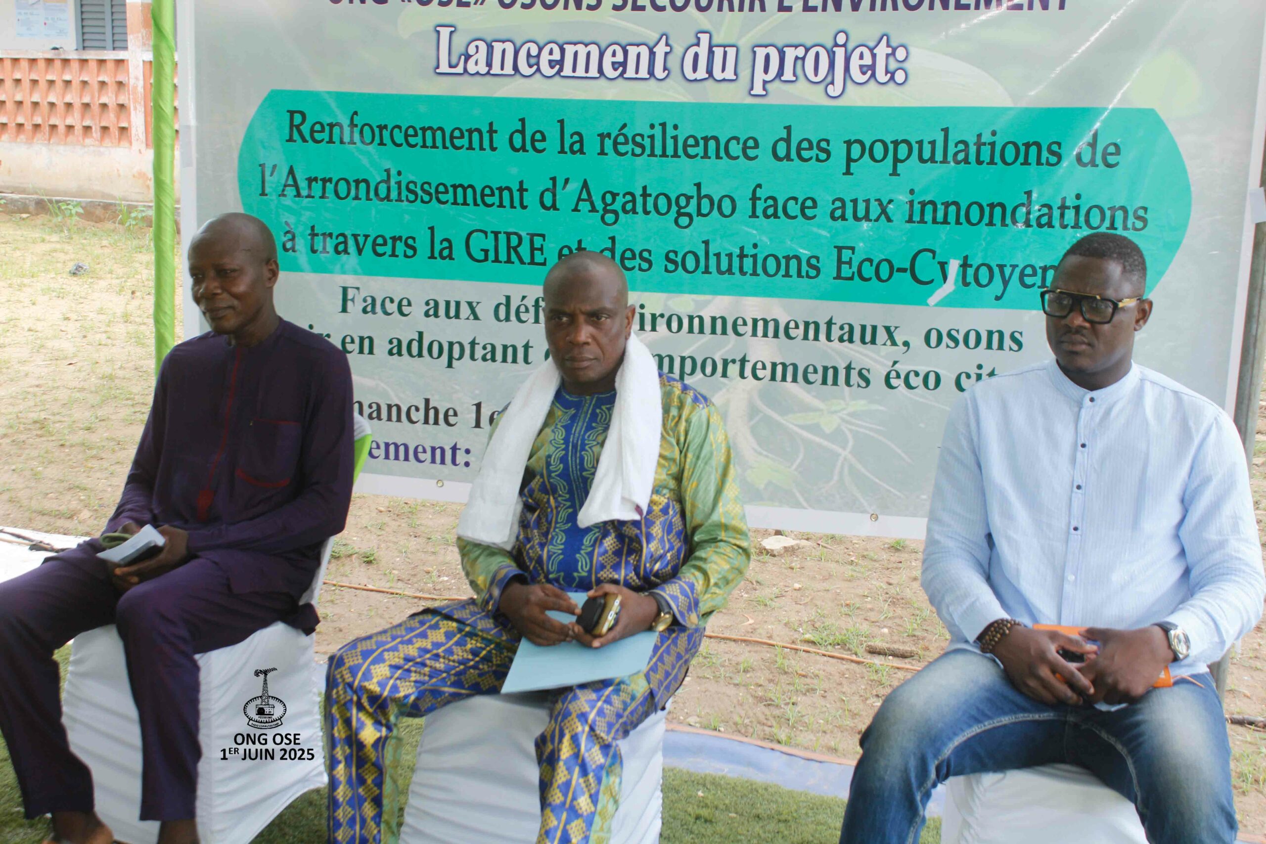 Agatogbo : l’ONG OSE en première ligne contre les inondations et pour un environnement sain